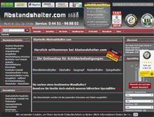 Tablet Screenshot of abstandshalter.com